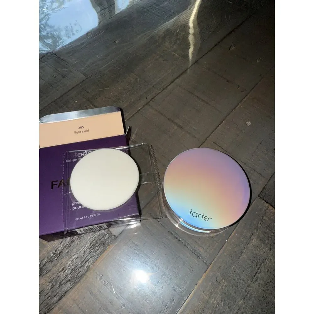 Tarte Face Tape Pressed‎ Powder Foundation 20S Light Sand 0.29oz New in Box